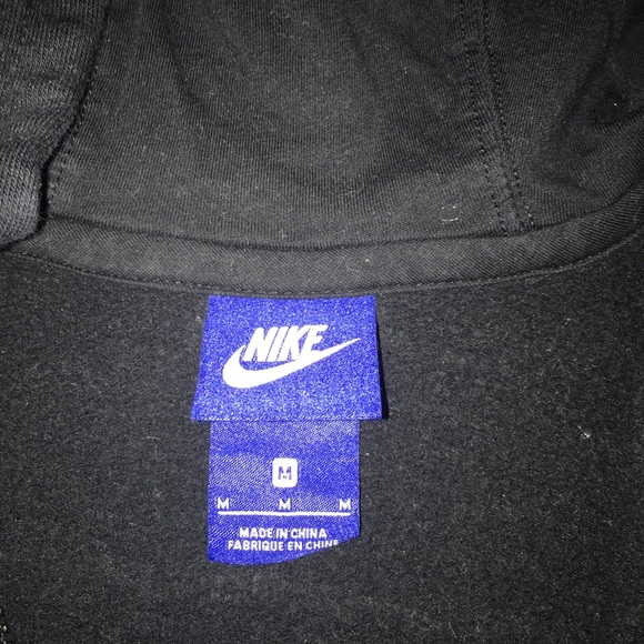Nike Zip Sweatshirt Black - Picture 2 of 4